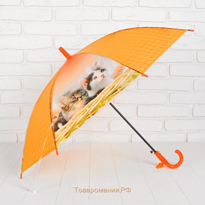 Зонт детский 3Д «Котятки»
