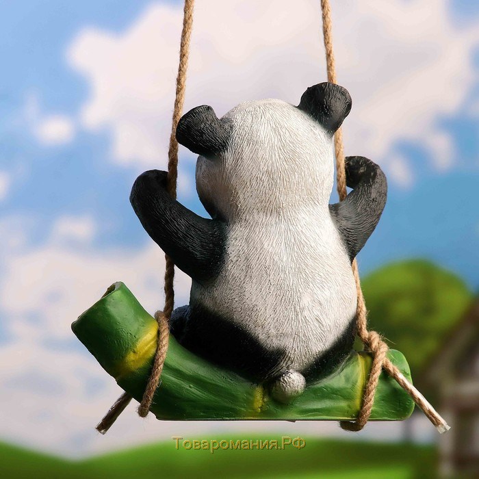 Подвесной декор "Панда на бамбуке" 24х15х25см