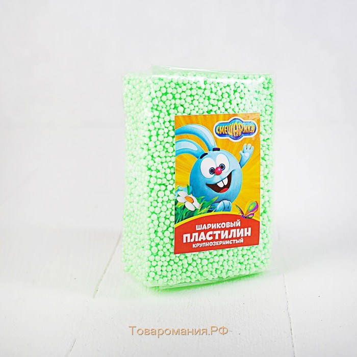 Шариковый пластилин крупнозернистый СМЕШАРИКИ 15 гр, цвета МИКС