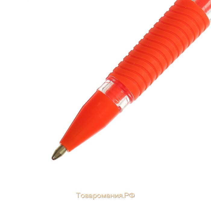 Ручка гелевая Pensan Neon Gel, узел 1.0 мм, резиновый грип, 6 неоновых цветов, МИКС + дисплей