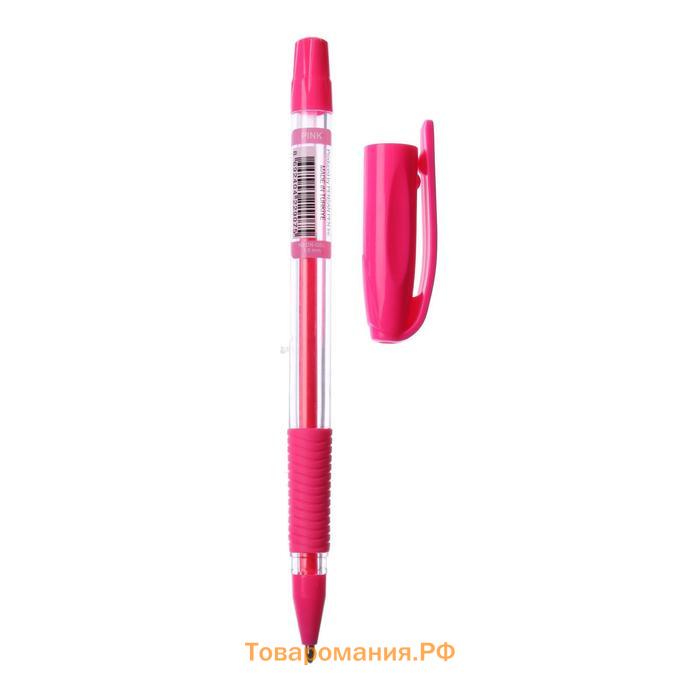 Ручка гелевая Pensan Neon Gel, узел 1.0 мм, резиновый грип, 6 неоновых цветов, МИКС + дисплей