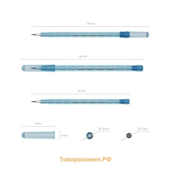 Карандаш сегментный ErichKrause "Caramel", НВ, грифель d=1,5 мм, в тубусе, микс