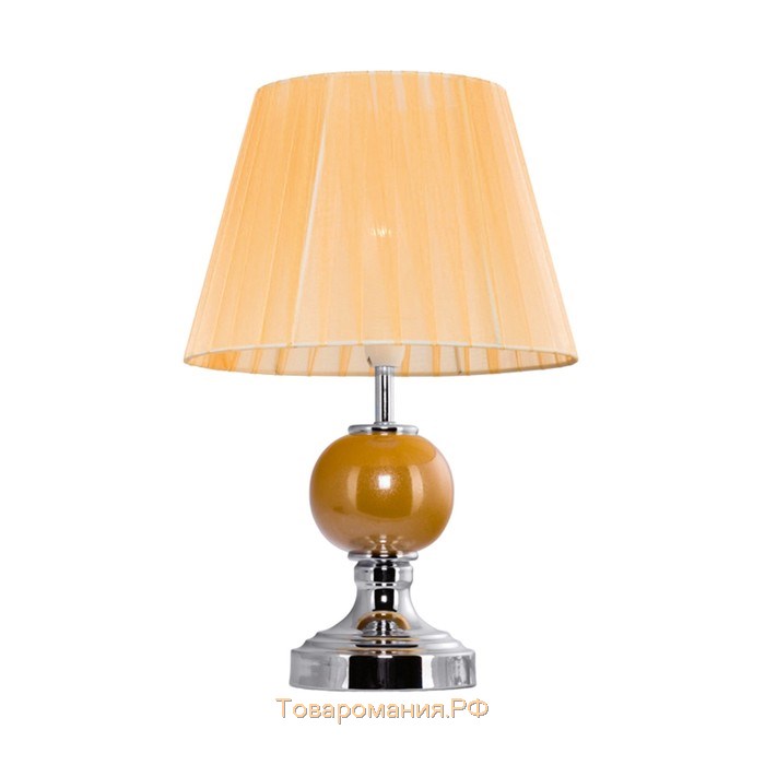 Настольная лампа Nama 40Вт E14, жёлтый 24x24x40 см