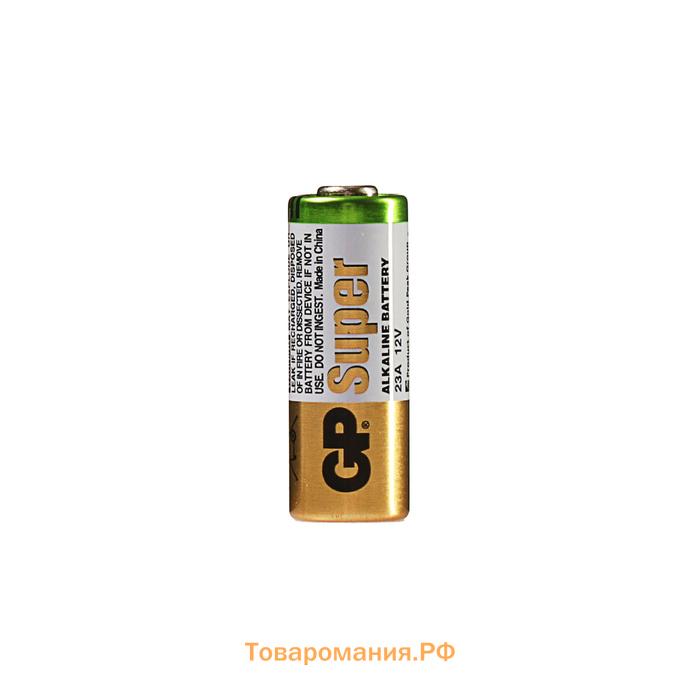 Батарейка алкалиновая GP Mercury Free, А23 (23AF, V23GA, MN21)-1BL, 12В, блистер, 1 шт.