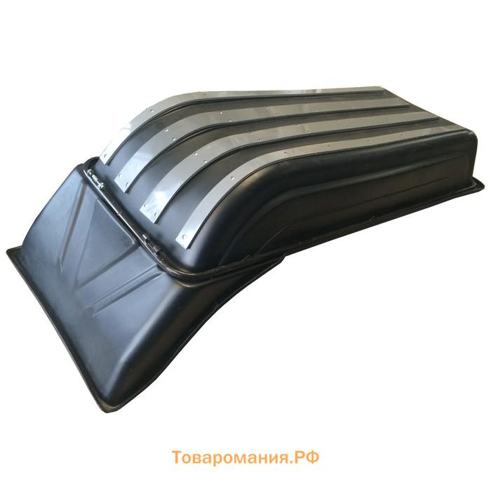 Сани волокуши CenterPlast 1800 с отбойником с накладками, 196 x 80 x 67 см