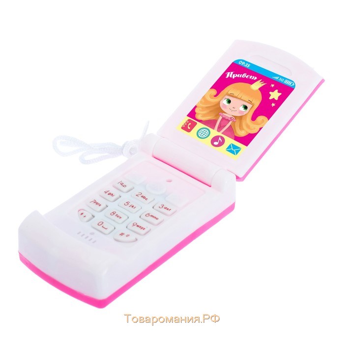 Музыкальный телефон «Милой принцессе», световой и звуковой эффекты, МИКС