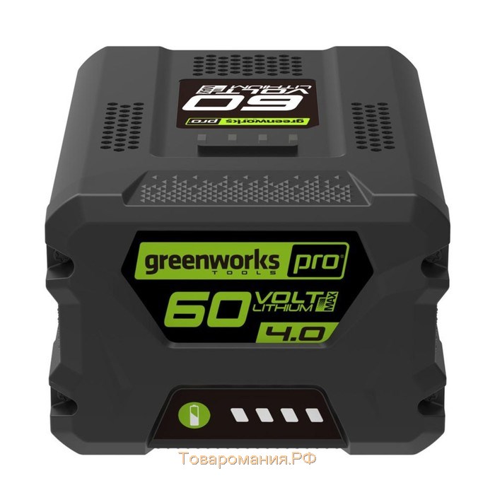 Аккумулятор GreenWorks G60B4 (2918407), 60 В, 4 Ач, Li-Ion