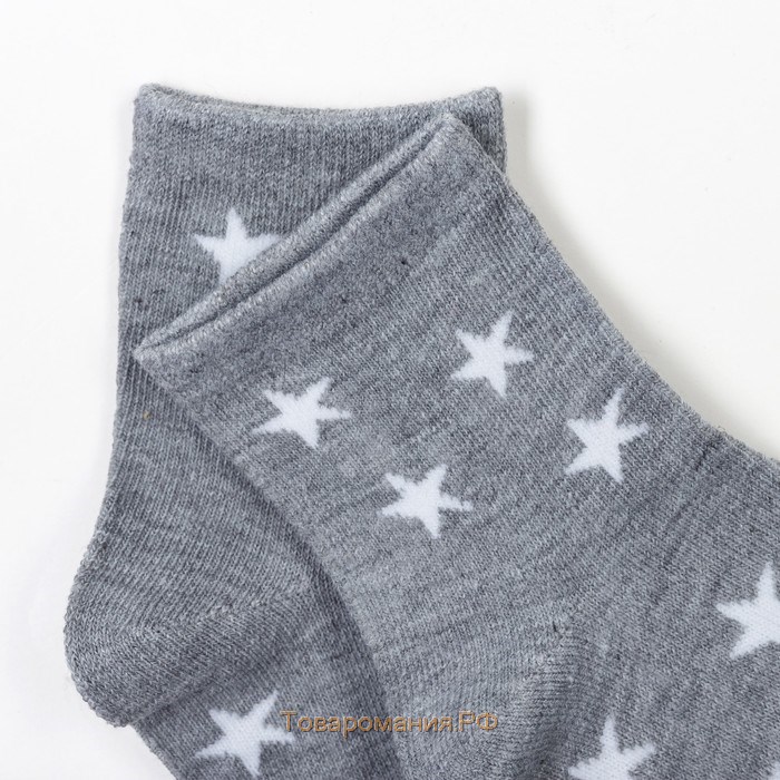 Носки детские, цвет серый, размер 20-22