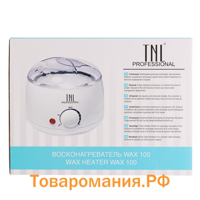 Воскоплав TNL wax 100, баночный 100 Вт, 400 мл, 35-100 ºС, белый