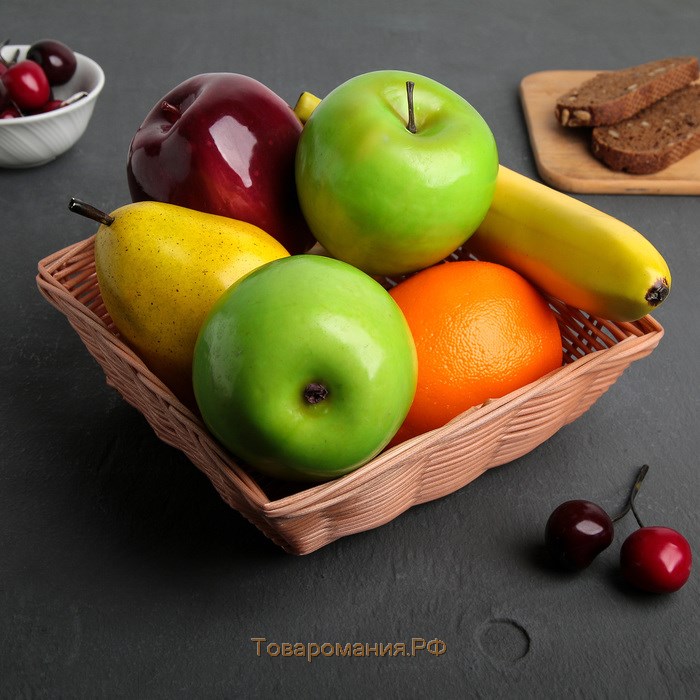 Корзинка для фруктов и хлеба «Капучино», 20×20×7 см