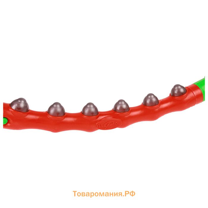 Обруч массажный ONLYTOP, d=98 см, цвет разноцветный