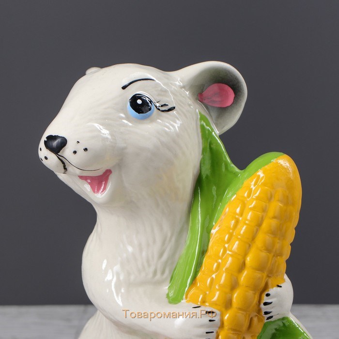 Копилка "Мышь с кукурузой"