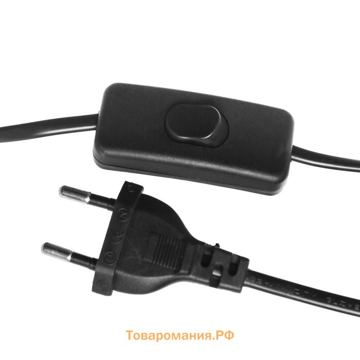 Лампа настольная «Севилья» 1×40 Вт Е27 хром 21×21×38 см RISALUX