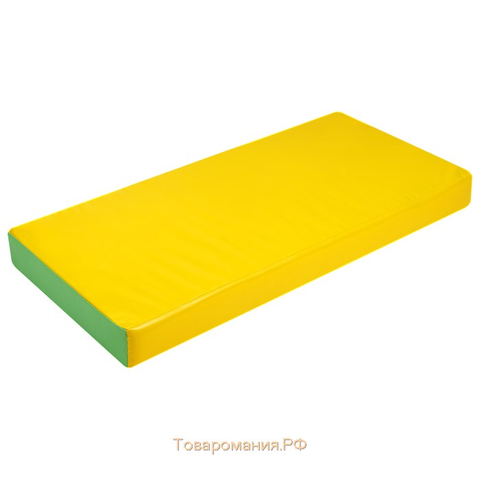 Мат ONLITOP, 100х50х10 см, цвет зелёный/жёлтый