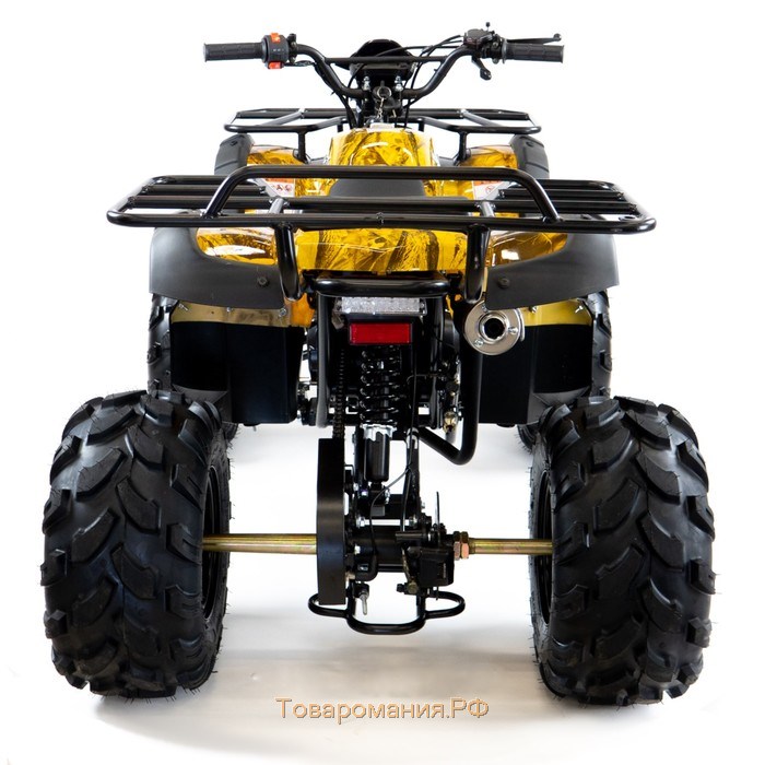 Квадроцикл бензиновый MOTAX ATV Grizlik Super LUX 125 cc NEW, желтый камуфляж, электростартер, родительский контроль