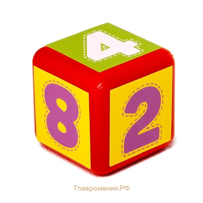 Набор цветных кубиков «Счёт», 9 штук, 4 х 4 см, по методике Монтессори
