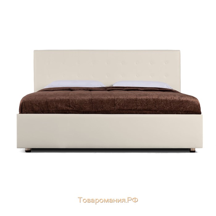 Кровать «Космопорт» с ПМ, 160×200 см, ортопедическое основание, цвет nice beige