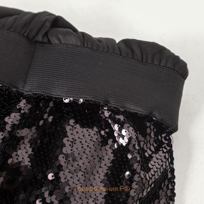Юбка женская MINAKU "Sequins", вид 1, размер 44-46, цвет чёрный