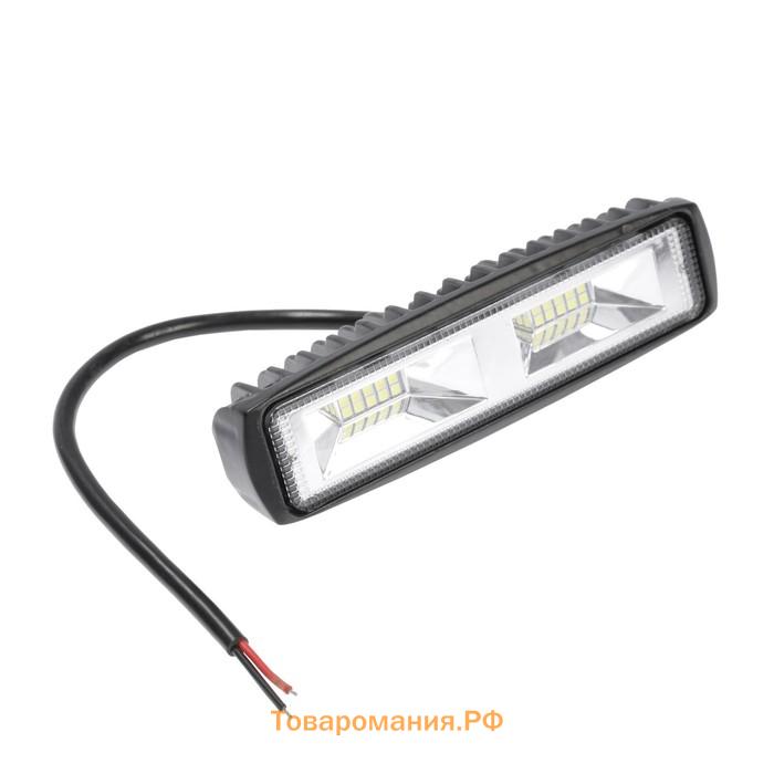 Противотуманная фара, 12-24 В, 16 LED, IP67, 60 Вт, направленный свет