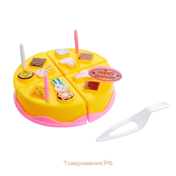 Игровой набор для резки «Мини тортик» с аксессуарами, МИКС