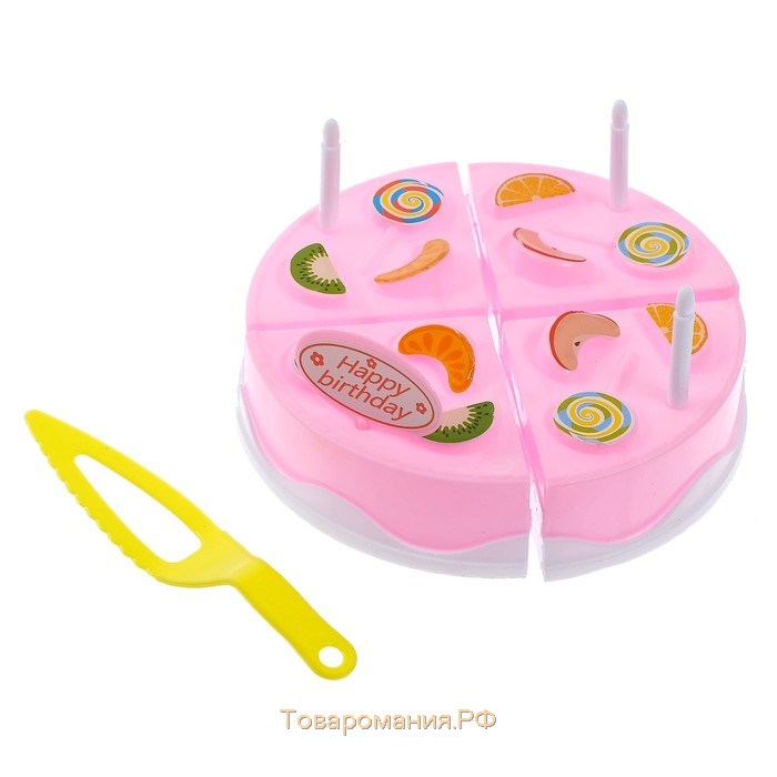 Игровой набор для резки «Мини тортик» с аксессуарами, МИКС