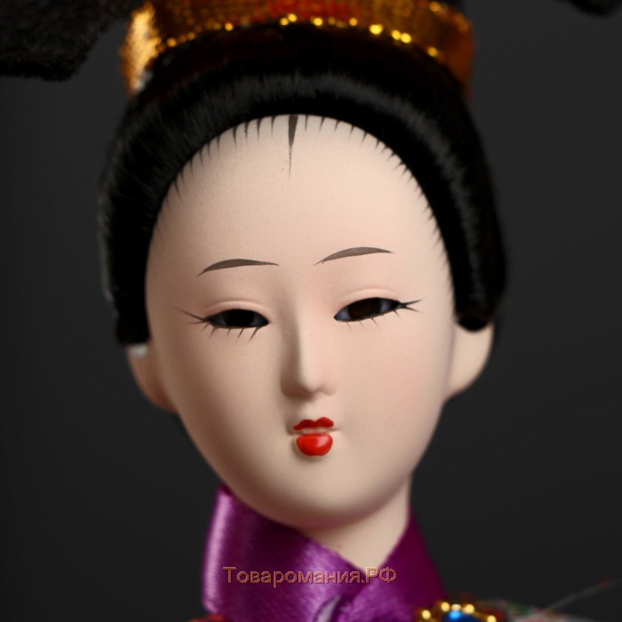 Кукла коллекционная "Китаянка в национ. платье с письменами" МИКС 32х12,5х12,5 см