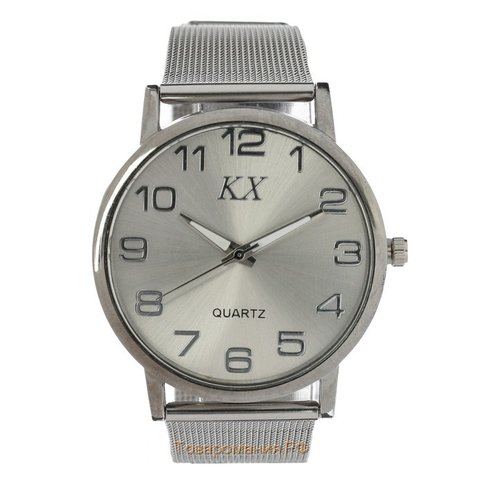 Часы наручные мужские "KX" d=3.7 см, перламутр, микс