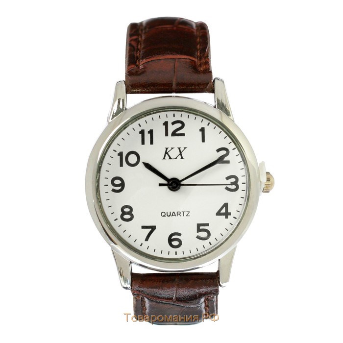 Часы наручные кварцевые женские "KX - классика", d-2.7 см