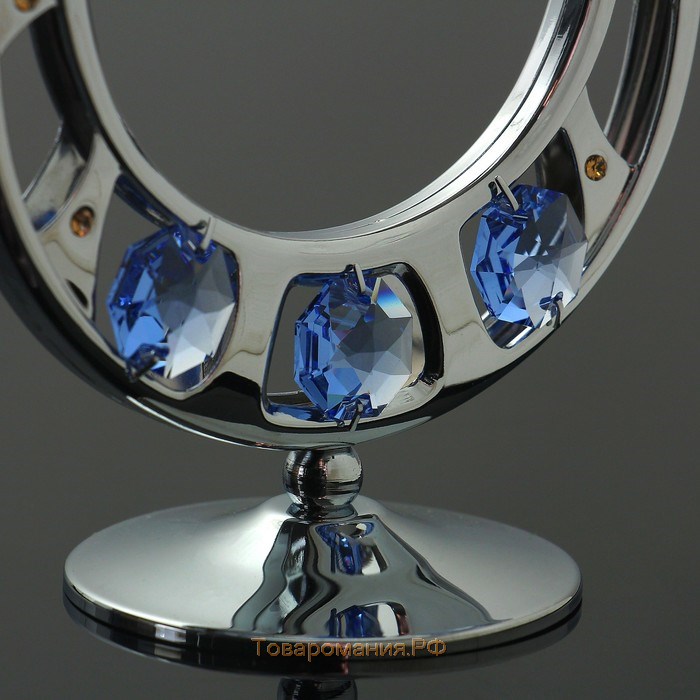 Сувенир «Подкова», 9×5×12 см, с кристаллами Сваровски