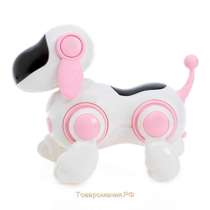 Робот-Собака «Умная Лотти», ходит, работает от батареек, цвет розовый