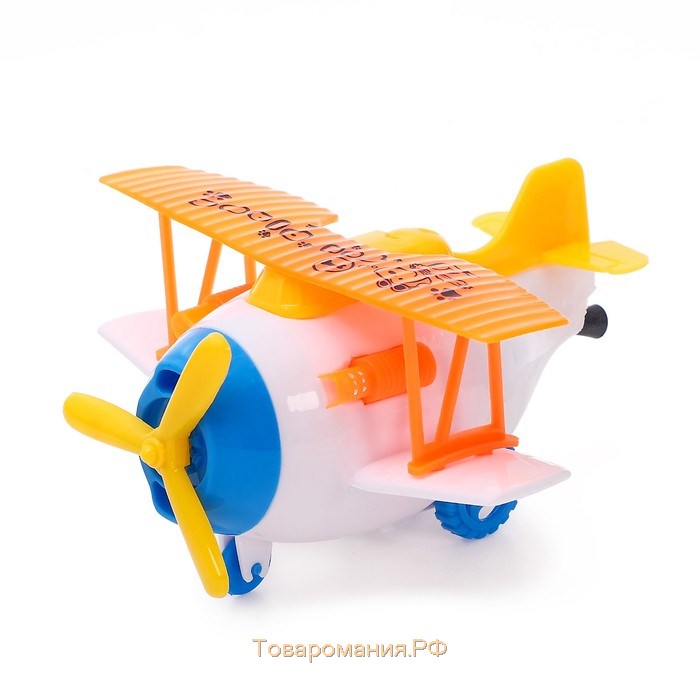 Инерционная игрушка «Самолёт», цвета МИКС