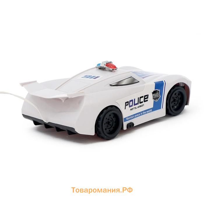 Машина «Полиция», на дистанционном управлении, работает от батареек, МИКС