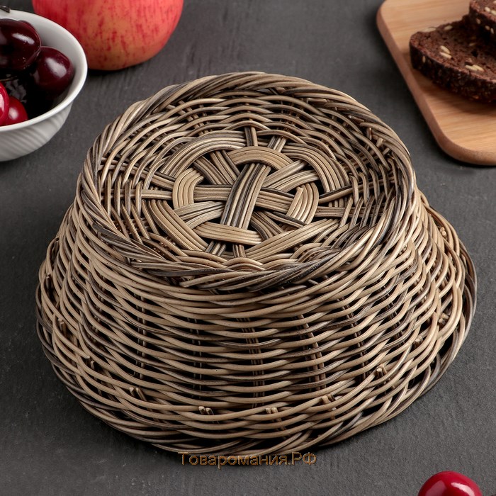 Корзинка для фруктов и хлеба «Сеновал», 20×20×8 см