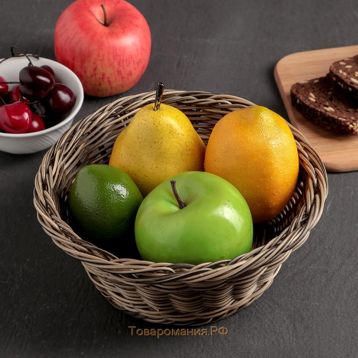 Корзинка для фруктов и хлеба «Сеновал», 20×20×8 см