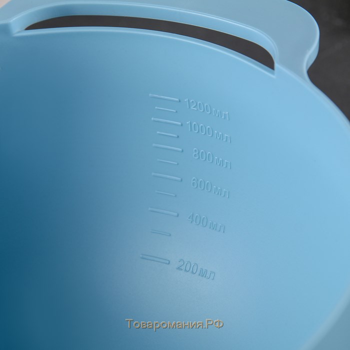 Набор для кухни Compact, 3 предмета: миска 4,5 л, дуршлаг 22 см, миска мерная 1,2 л