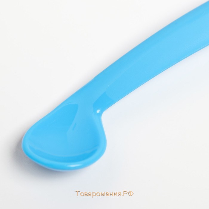 Набор детский ложечек для кормления,  2 шт., цвет голубой