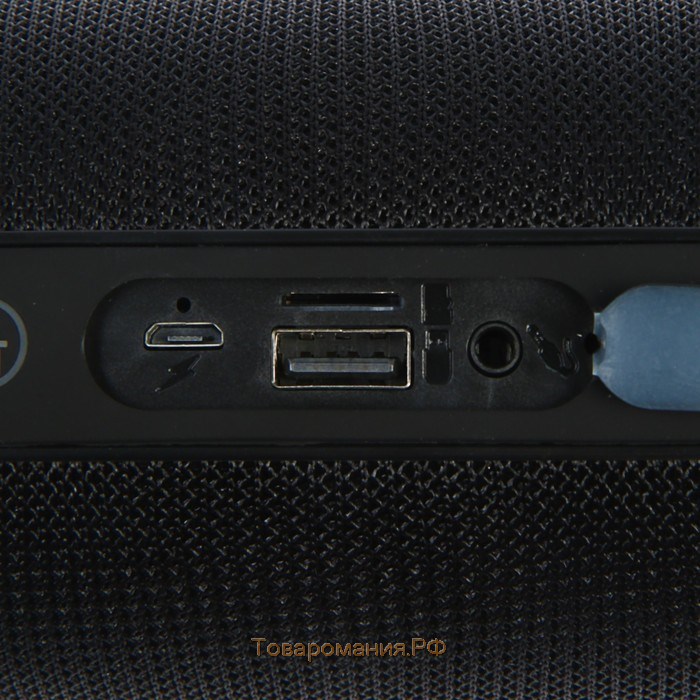 Портативная колонка  LAB-55, 10 Вт, 1200 мАч, microSD, AUX, USB, черная