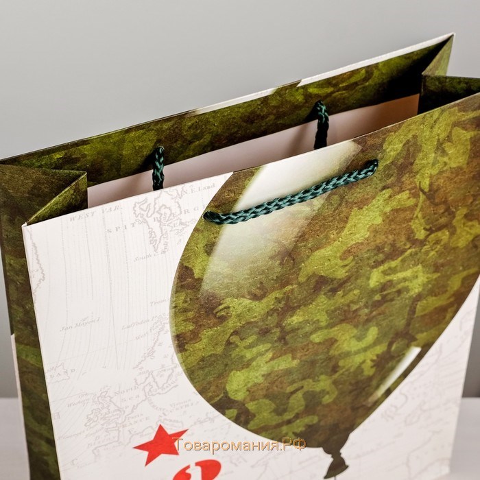 Пакет подарочный ламинированный вертикальный, упаковка, «С Праздником», ML 23 х 27 х 11,5 см