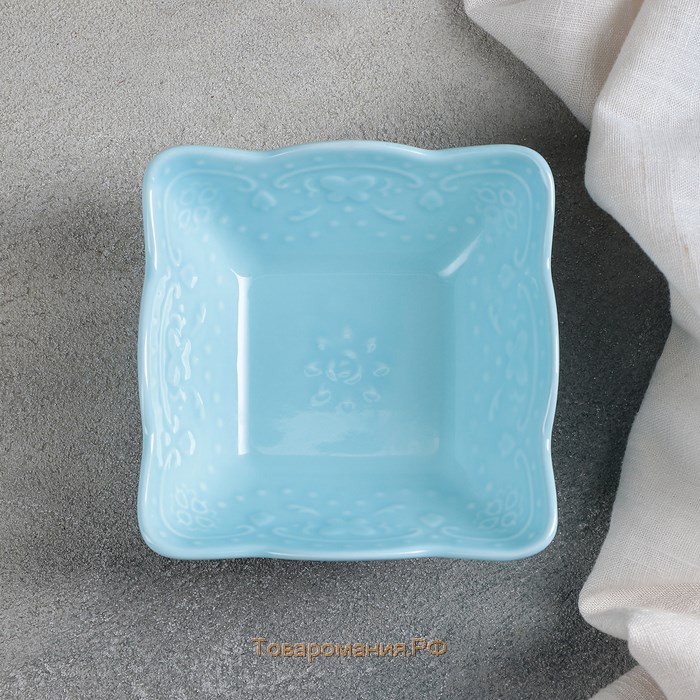 Салатник «Сьюзен»,11×4 см, цвет голубой