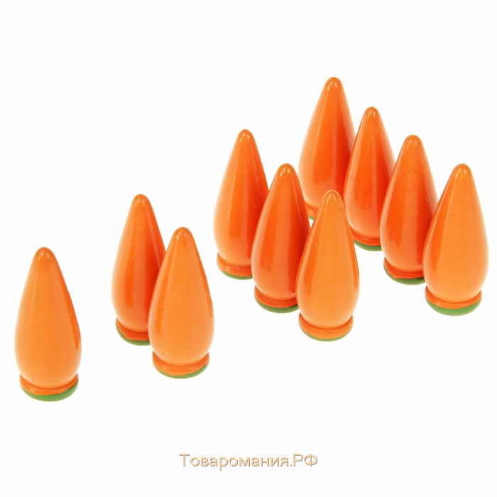 Счётный материал "Морковь", набор 12 шт.
