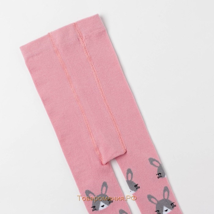 Колготки детские KAFTAN "Зайки" 104-110 см, розовый