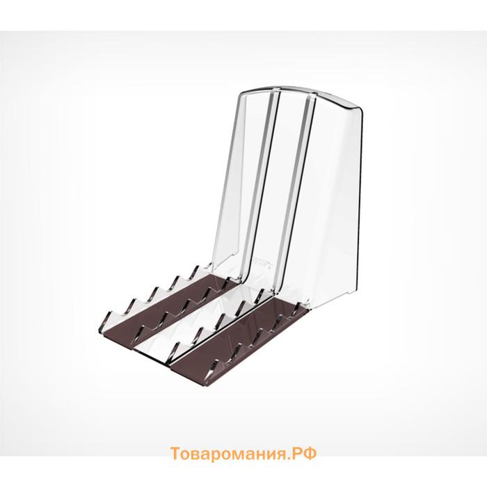 Большая пластиковая задняя опора с магнитной основой BACK-×L-ТМ, 108×105×140 мм, прозрачная