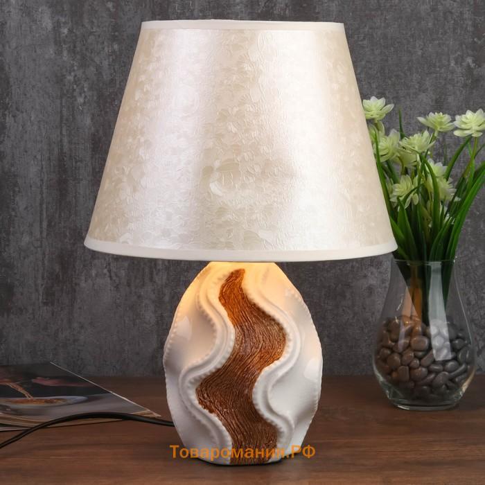 Лампа настольная 7515127TL/1 E14 40 Вт белый-кремовый 25×25×35 см RISALUX