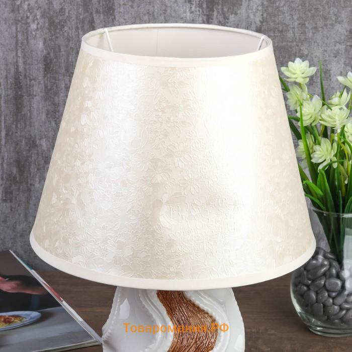 Лампа настольная 7515127TL/1 E14 40 Вт белый-кремовый 25×25×35 см RISALUX