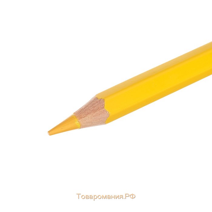 Карандаш акварельный Koh-I-Noor Mondeluz 3720/004, желтый темный, 175 мм, грифель 3.8 мм, ЦЕНА ЗА 1 ШТ
