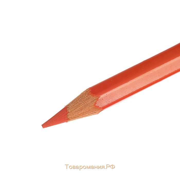Карандаш акварельный Koh-I-Noor Mondeluz 3720/006, красный яркий, 175 мм, грифель 3.8 мм, ЦЕНА ЗА 1 ШТ