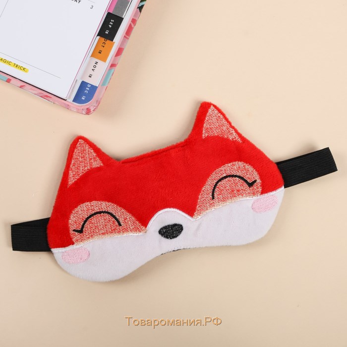 Подарочный набор «Лисичка»: маска для сна, плед 70 × 100