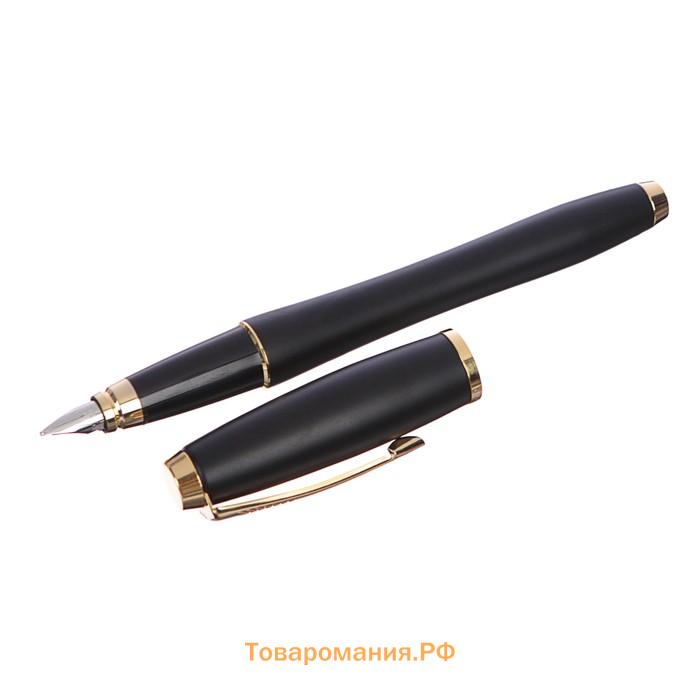 Набор Parker Urban Core FK200 Muted Black GT ручка перьевая + ручка шариковая, латунь