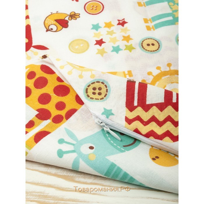 Наволочка на подушку для беременных, размер 35 × 340 см, принт жирафики