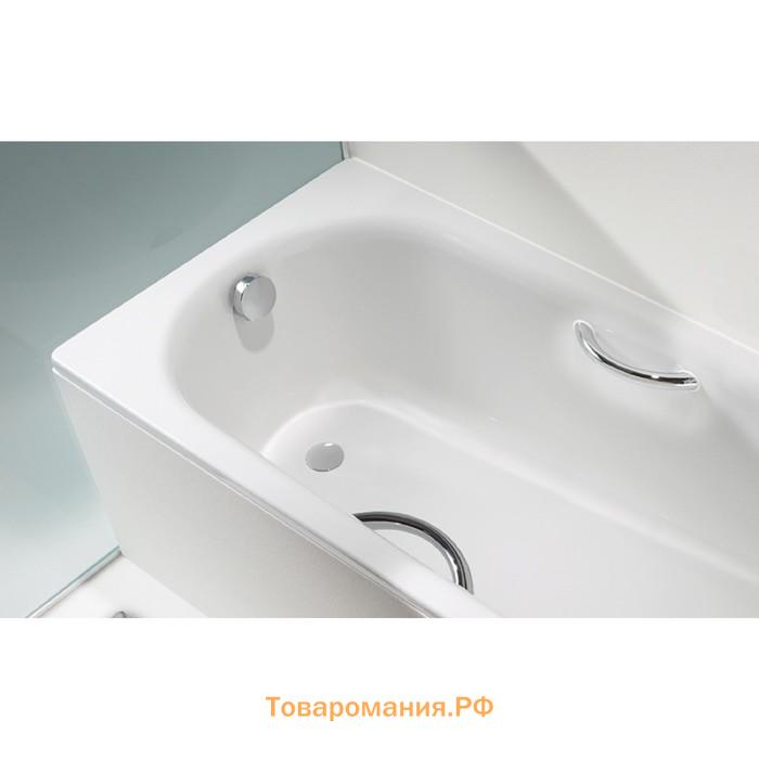 Ванна стальная Kaldewei SANIFORM PLUS STAR Mod.337, 180x80, alpine white, с отв. для ручек